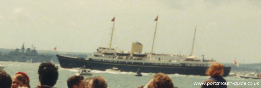 Britannia During The Fleet Review