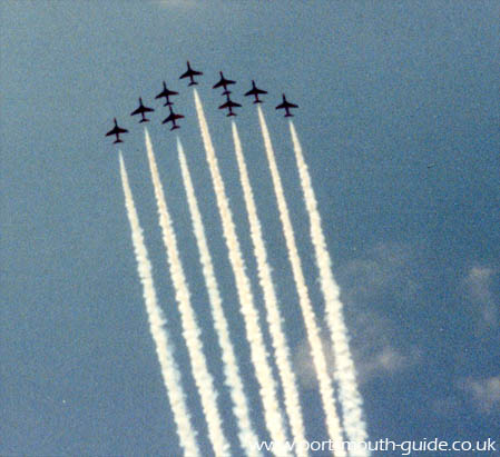 The Red Arrows During Le Tour