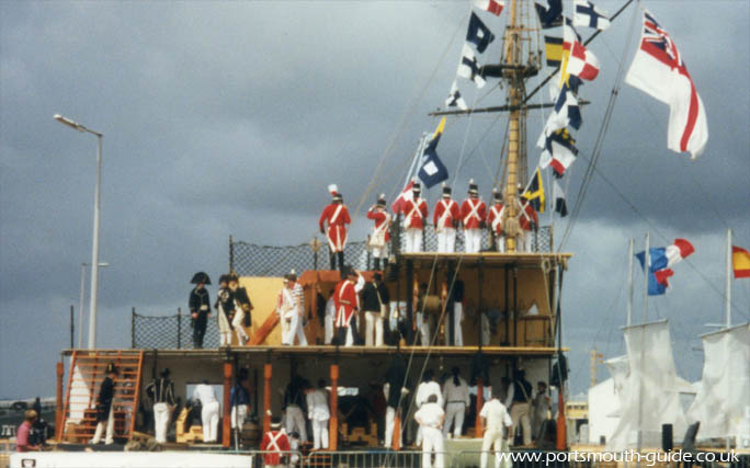 1805 Live Display At Portsmouth Dockyard