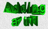 Adding a url link to my site